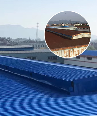 彩鋼藍翻新前后